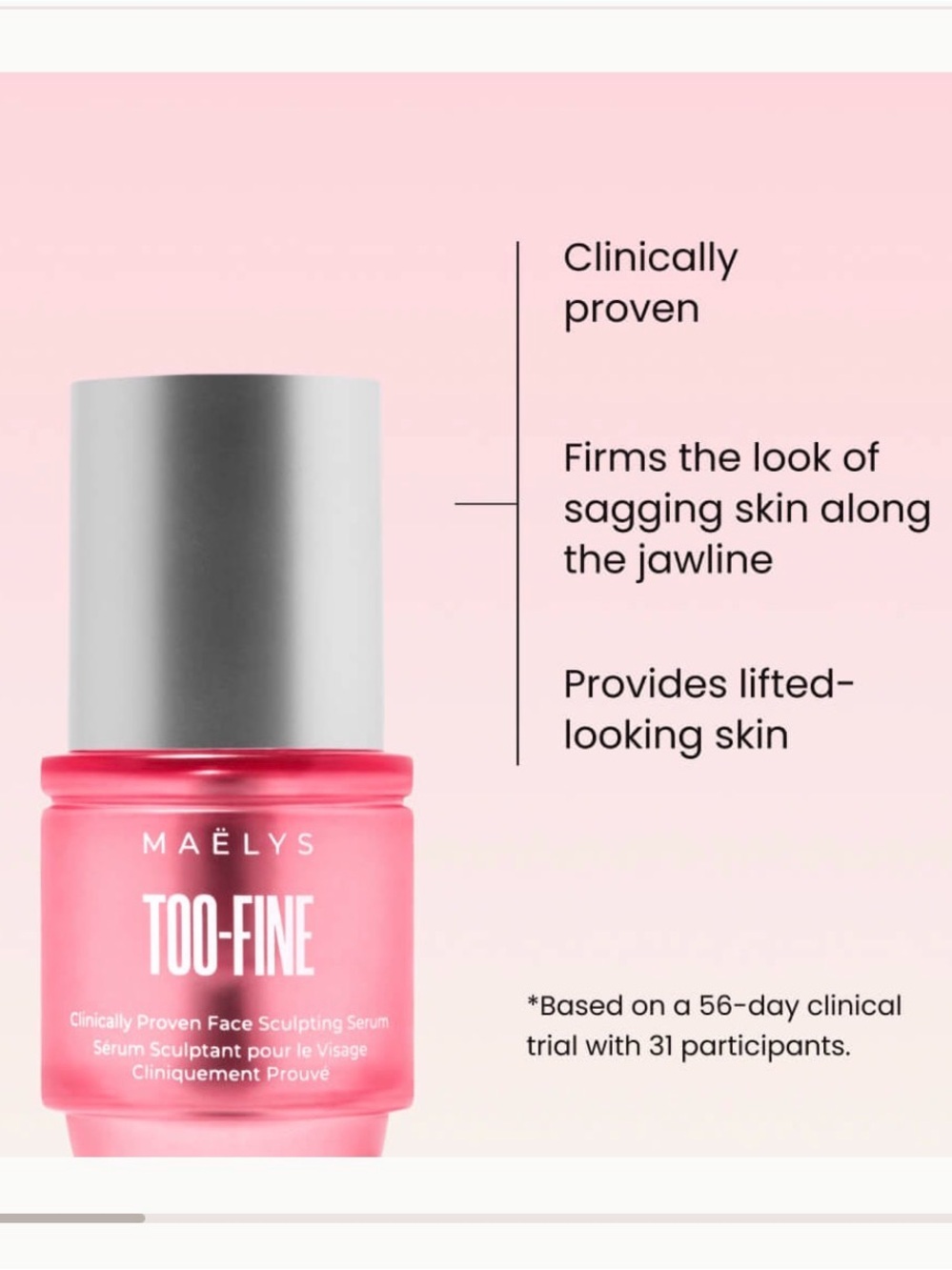 TOO-FINE Face Sculpting Serum